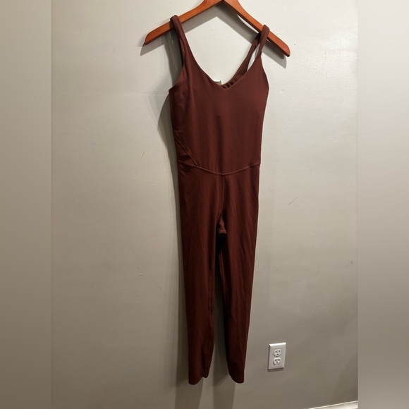 Lululemon Athletica Align Bodysuit in Brown comfort stretchy bodycon activewear - Picture 4 of 13